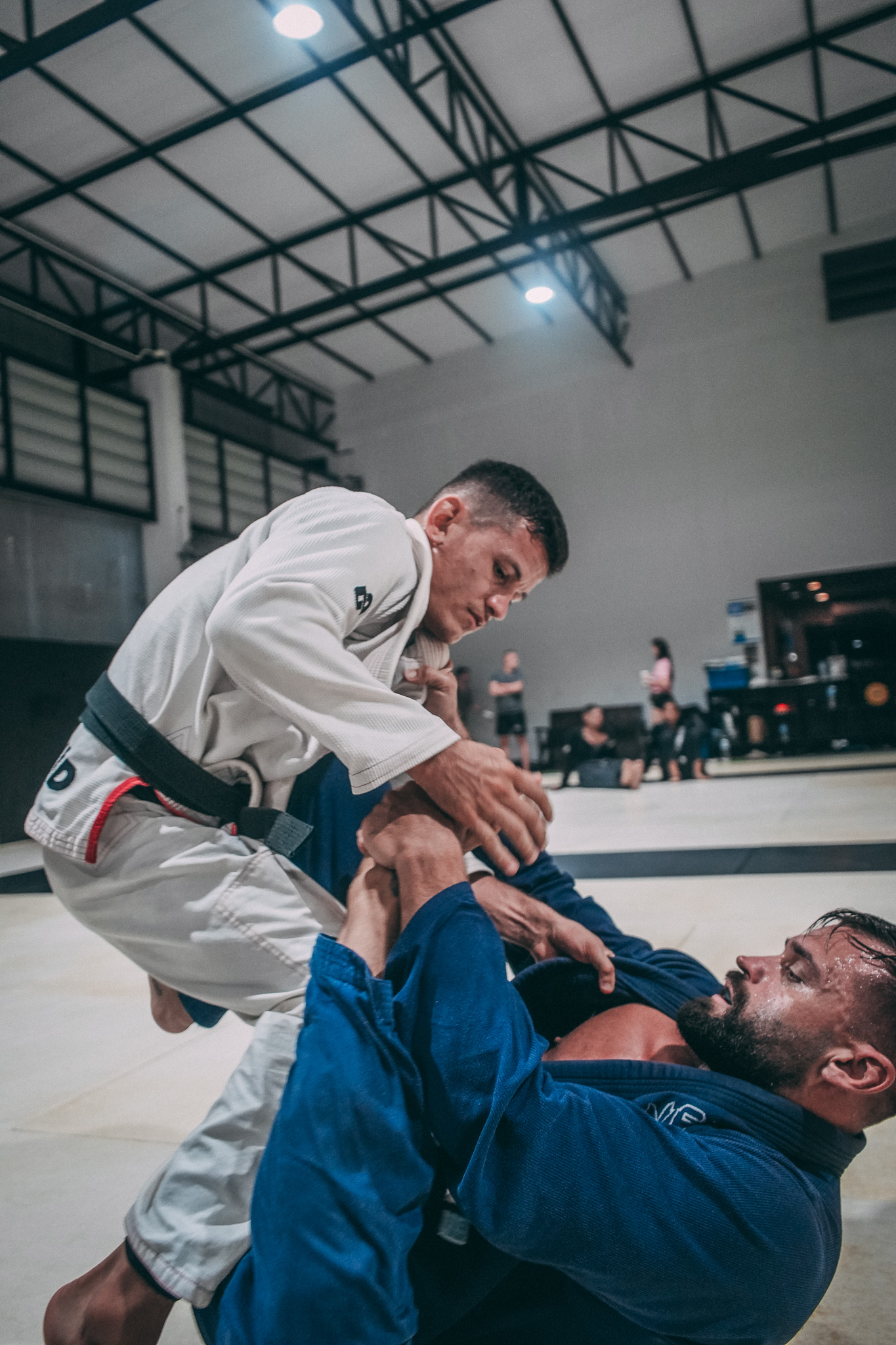 Kimono sparring training